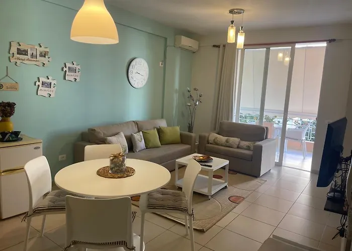 公寓 Aquamarine Sea View Sarandë